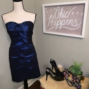 Romeo and Juliet Couture Royal Blue Bodycon Dress